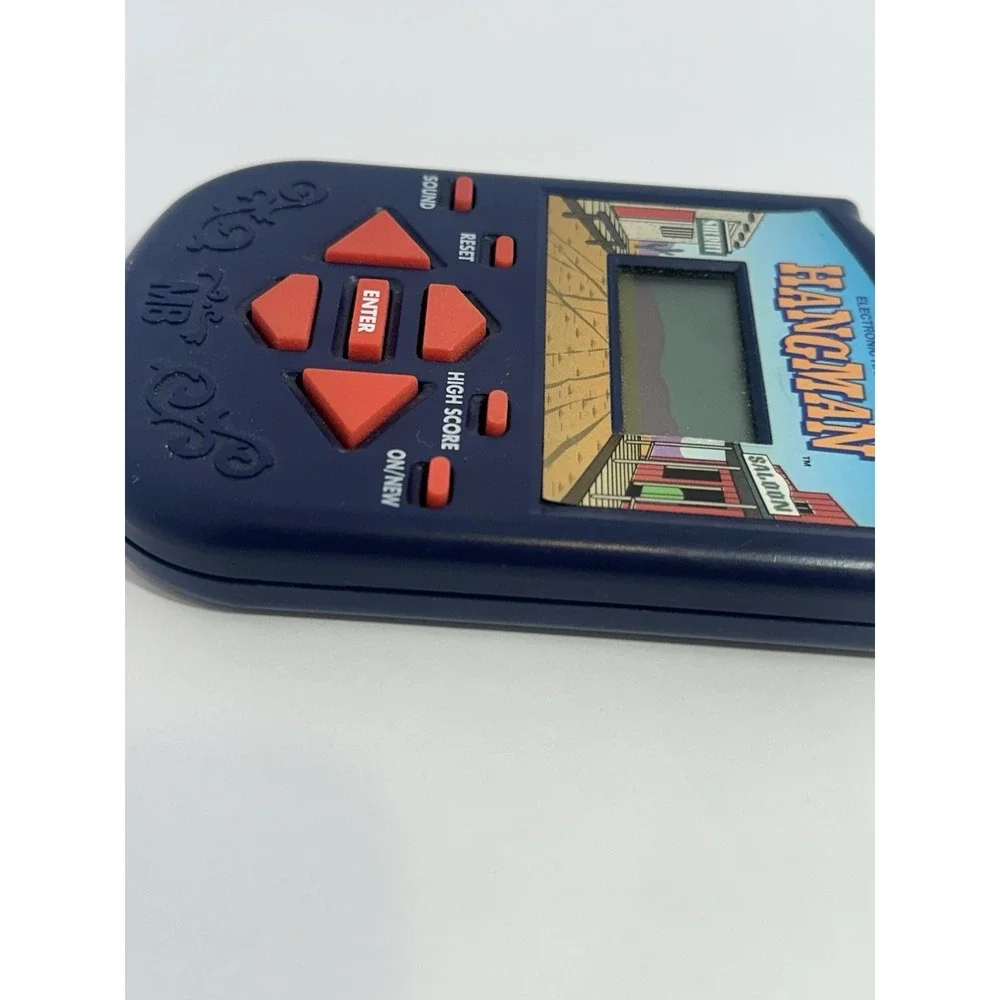 1995 Vintage Hangman Handheld Electronic Game Milton Bradley Hand Held TESTED!